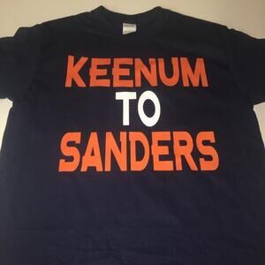 Denver Broncos Keenum Sanders Football Fan T-Shirt